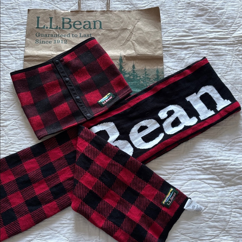 LL Bean Scarf Set - Picture 7 of 12